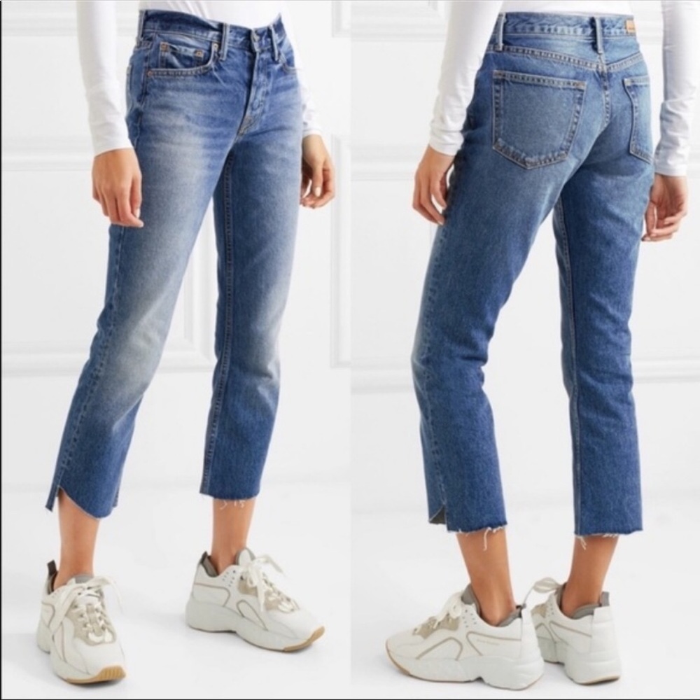 GRLFRND Tatum Curved Step Hem Jeans 23 NWT $228